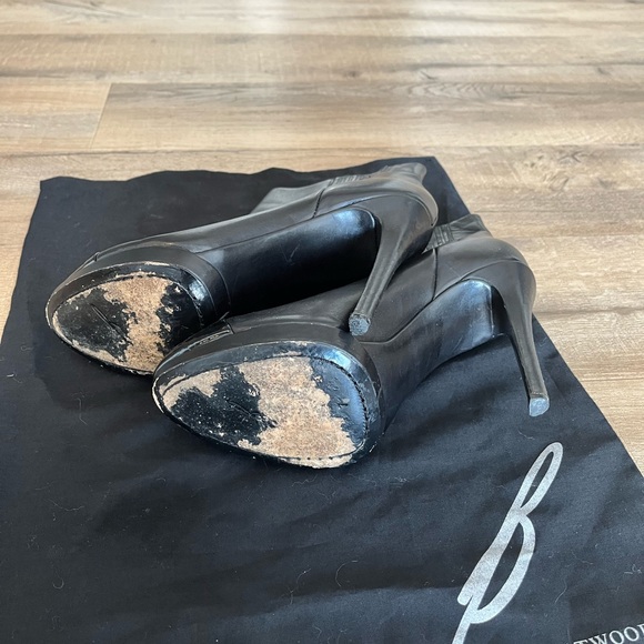 Brian Atwood black boots sz 7/37 - Picture 2 of 5